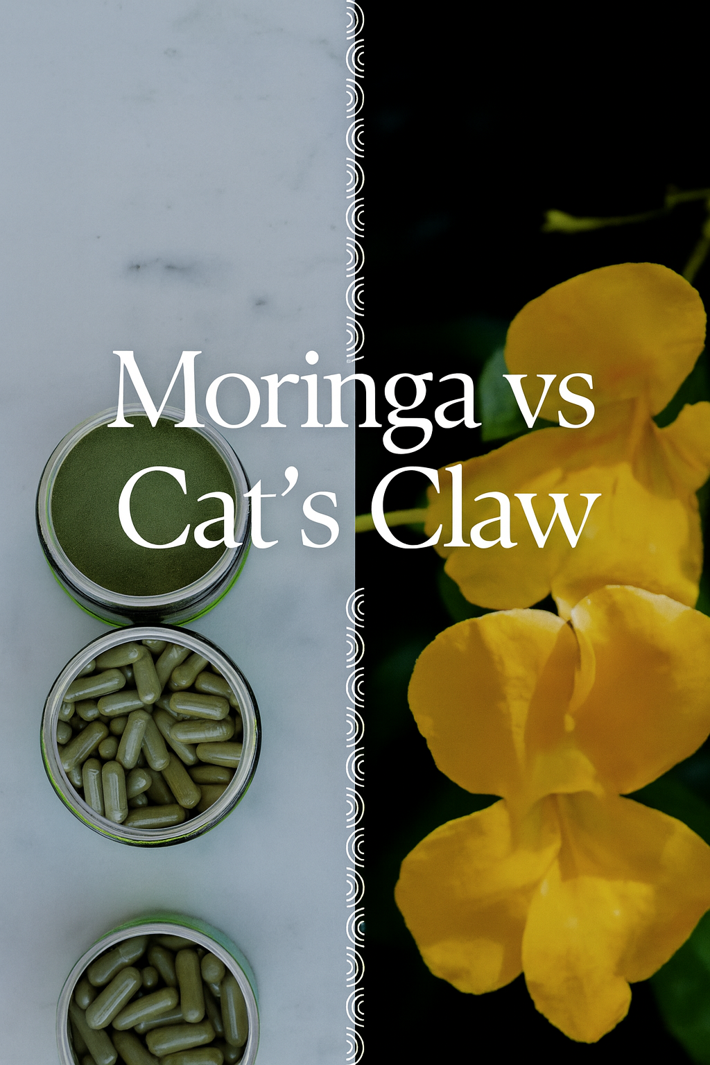 Moringa vs Cat’s Claw : anti-inflammatoires naturels, antioxydants et protecteurs articulaires — lequel choisir ?