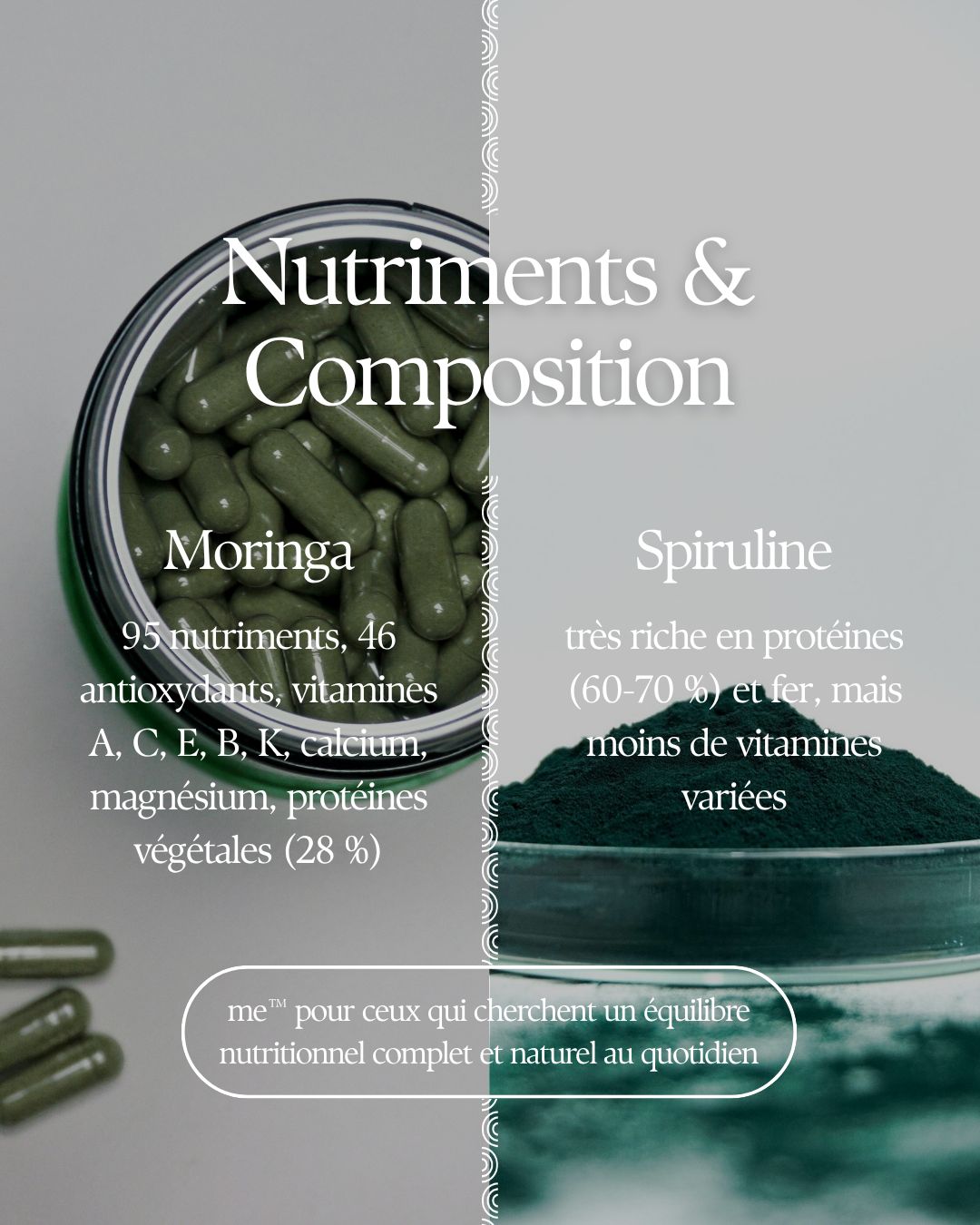 Spiruline et Moringa : deux superaliments, deux approches du bien-être
