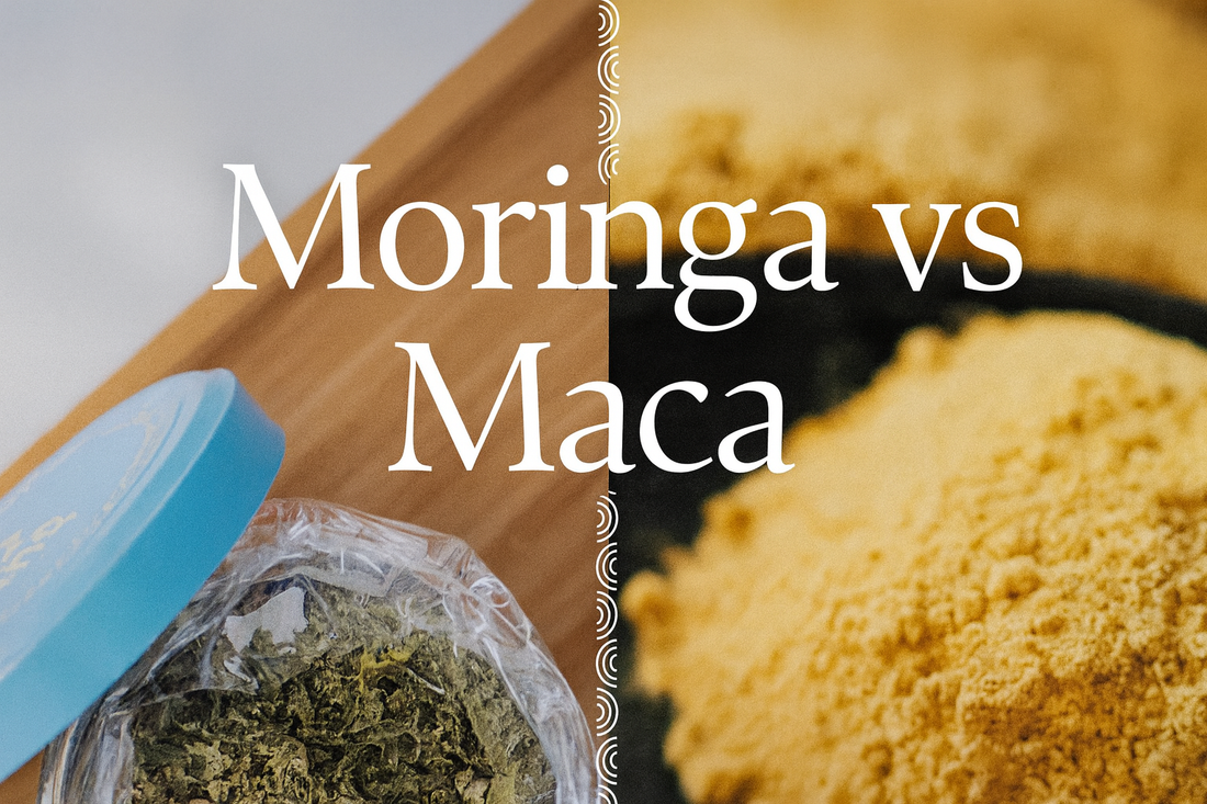 Le moringa et le maca sont deux superaliments adaptogènes utilisés en Ayurveda pour soutenir la vitalité et réduire le stress oxydatif.