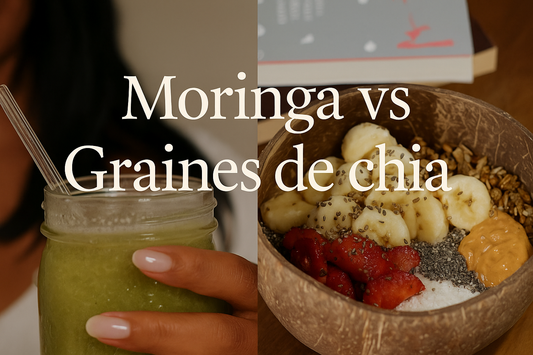 Moringa et graine de Chia : le duo végétal anti-inflammatoire naturel et antioxydant (focus oméga-3, polyphénols, flavonoïdes)