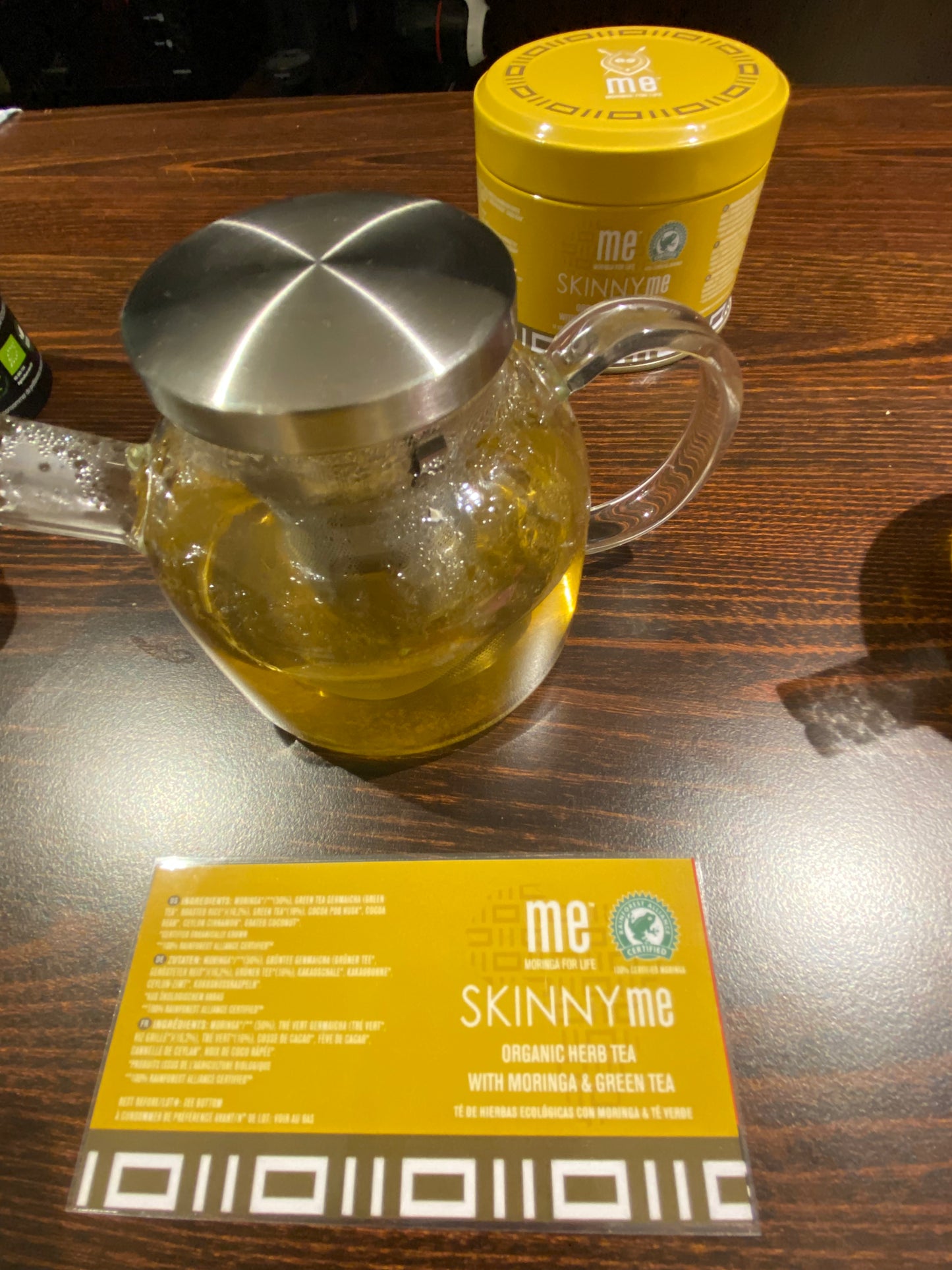 SKINNY me® moringa, green tea, genmaicha tea, cocoa, cinnamon...