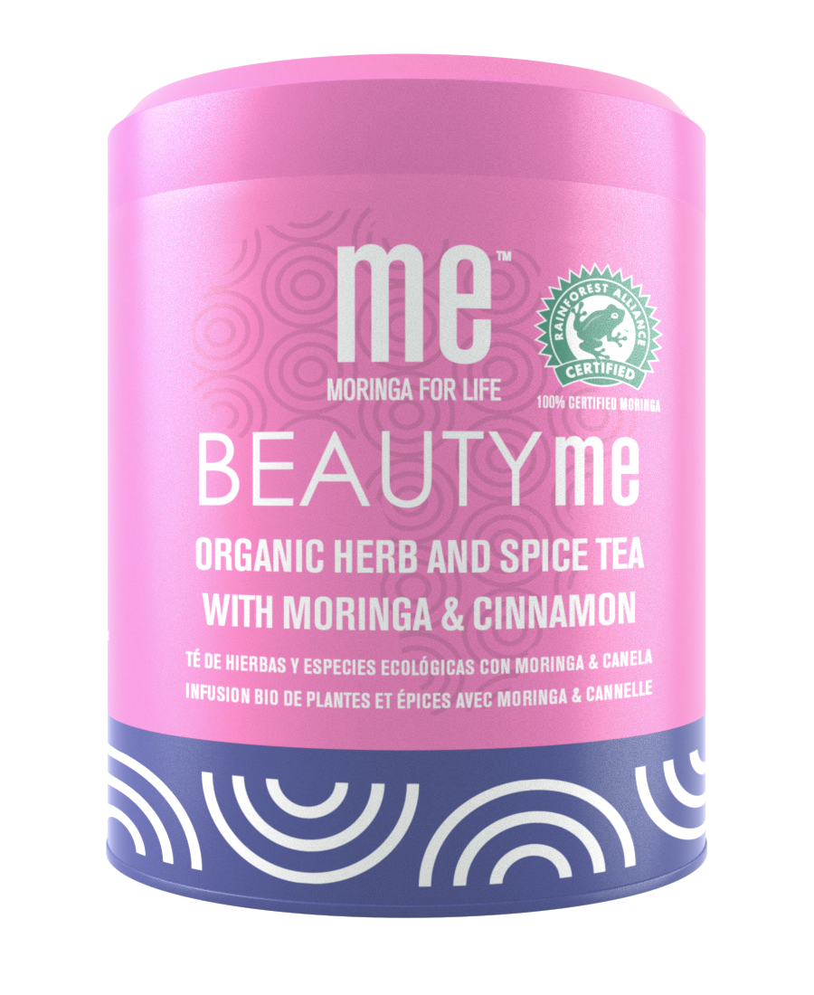 BEAUTY me® moringa, cannelle de Ceylan, pétales de rose