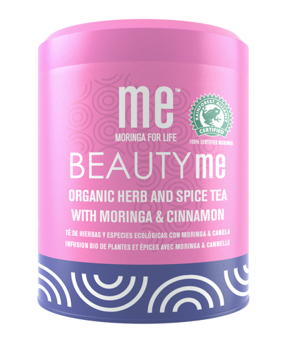 BEAUTY me® moringa, cannelle de Ceylan, pétales de rose