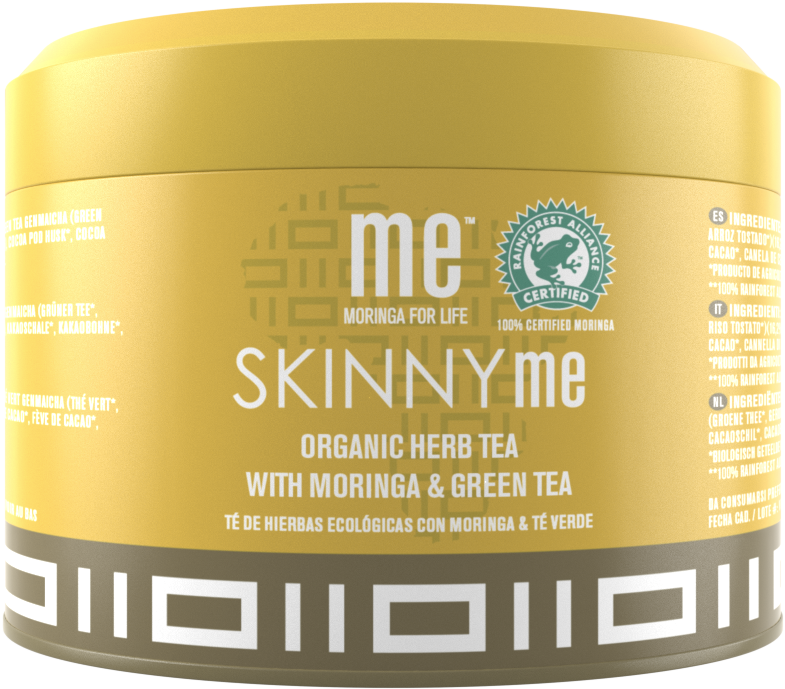 SKINNY me® moringa, thé vert, thé genmaicha, cacao, cannelle...